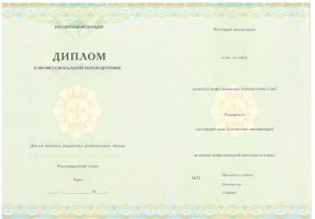 Диплом о переподготовке в Нижнем Тагиле